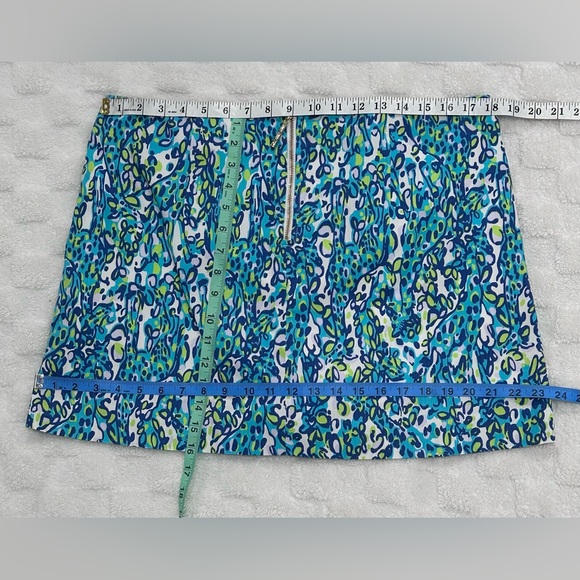 Lilly Pulitzer Ella Skort It's A Stretch Giraffes sz  14Bamboo zipper pull charm - Picture 6 of 11